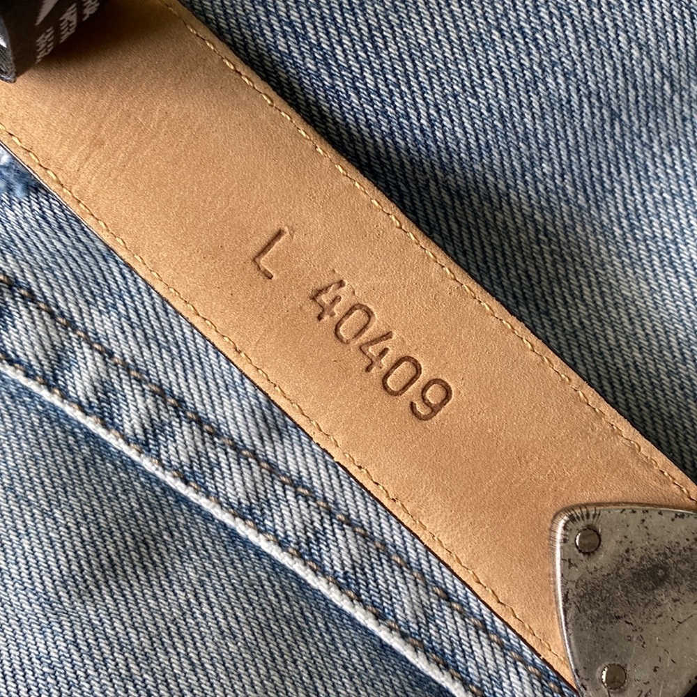 Brighton USA Large Brown Leather Belt - Picture 7 of 14